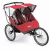 BabyJogger 68723 2009 Performance Double Jogging Stroller, Red-Silver