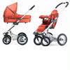 Mutsy 06LS-COORANGE-KIT 4 Rider Lite Newborn Stroller System Orange