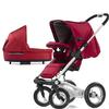 Mutsy SS06S-CORED 4 Rider Newborn Stroller System, College Red