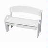 Giftmark 2070W Arc Backed Bench - White