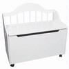 GiftMark 4025W Toy Chest / Deacon Bench - White