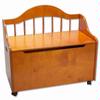 GiftMark 4025H Toy Chest / Deacon Bench - Honey
