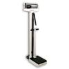 Detecto 448 Mechanical Eye-Level Physician Scale with wheels -height rod  - handpost 450 lb x 4 oz 