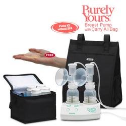 Ameda 17077kit3 Purely Yours Breast Pump Combo 3 With Carry All