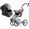 Mutsy SS06S-ACO2 4 Rider Single Travel System With Maxi- Cosi Car Seat, Active Coffee
