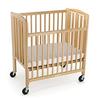 Foundations 60SSN3 HideAway DS Folding Drop Side Compact-Size Crib - Natural