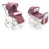 Inglesina  AC06B6GEN-AB06B0GEN-AE05A3000 Classica Complete Set- Pram Bassinet - Frame -Stroller Seat - Pink 2010