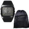 Polar FT60 Heart Rate Monitor 90036405, Male Black with White Display and FREE Polar Cinch Bag