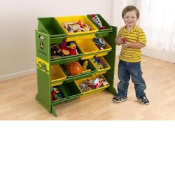 kidkraft 5 plastic bin storage unit