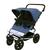 Mountain Buggy Duo Buggy Stroller 2010 Navy Dot 