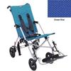 Convaid CX12 902845-903463 Cruiser Textilene 30 Degree Fixed Tilt Wheelchair Stroller - Ocean Blue