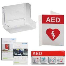 AED Wall Mount and Signage Bundle