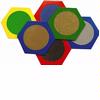 Guidecraft 99002 Sensory Stepping Stones