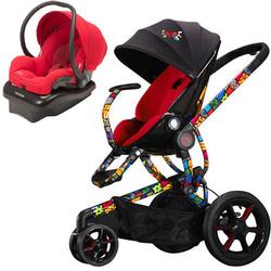 quinny pram red