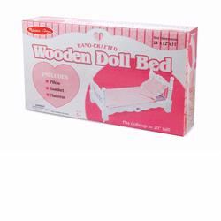 melissa doug doll bed