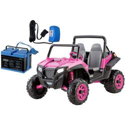 Peg Perego IGOD0073K - Polaris RZR 900 - Pink With 12 Volt Battery And Charger
