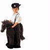 Charm Black Plush Horse Costume