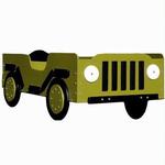 Military Toddler Bed  - Green