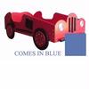Just Kids Stuff Old Style - Race Car Toddler Bed - Blue Made in USA 