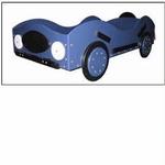 New Style - Race Car Toddler Bed - Blue