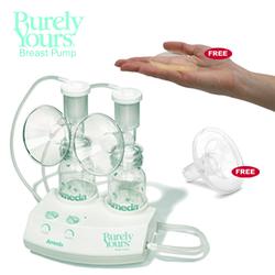 Ameda 17070kit2 Purely Yours Breastpump Combo 2 With Free 2