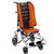 Convaid 903426-903492, VV12 Vivo 12 Degree Fixed Tilt Special Needs Stroller - Florescent Orange Made in USA 