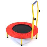 Redmon 9207 Fun and Fitness Exercise Equipment for Kids - Trampoline with Handlebar