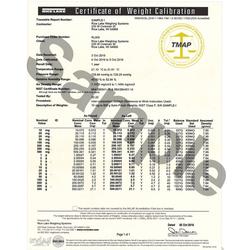 Rice Lake Accredited Certificate for 12839