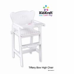 kidkraft tiffany bow high chair