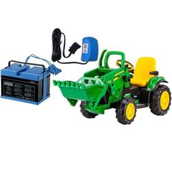 Peg Perego IGOR0069K - John Deere Ground Loader With 12 Volt Battery And Charger