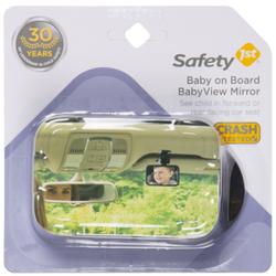 Safety1st Baby on Board Front or Back Baby View Mirror - Black
