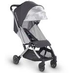 UPPABaby MINU 0818-MIN-US-JOR Lightweight Infant Baby Stroller - Jordan (Charcoal Melange/Silver/Leather)