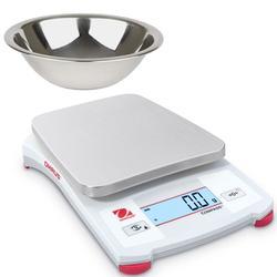 Ohaus CX-5200B Compass CX Kitchen Scale with Stainless Steel Bowl 5200 g x 1 g