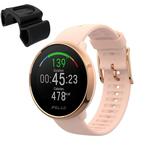 Polar Ignite GPS Heart Rate Monitor Watch - Pink/Rose (Small) with BONUS Bike Mount