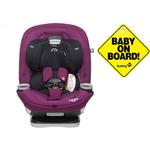 Maxi-Cosi Magellan XP 5-in-1 Convertible Car Seat -  Violet Caspia with Baby on Board Sign