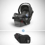 UPPAbaby MESA Infant Car Seat - Jordan (Charcoal Melange) Wool Version + Travel Bag for MESA 