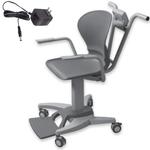 Rice Lake 550-10-1-BT-AC Digital Physician Chair Scale with Bluetooth with AC Adapter 660 x 0.2 lb