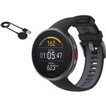 Polar Vantage V2 Multisport Smartwatch with GPS and Heart Rate - Black (M/L) with USB Charging Cable 