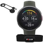 Polar Vantage V2 Premium Multisport Smartwatch with GPS and Wrist-Based Heart Rate - Green (M/L) with USB Charging Cable 