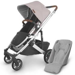 UPPAbaby CRUZ V2 Stroller - ALICE (dusty pink/silver/saddle leather) + Infant Snug Seat