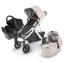 UPPAbaby Vista V2 Stroller- Alice (Dusty Rose/Silver/Saddle Leather) + MESA MAX - Jake (Charcoal)
