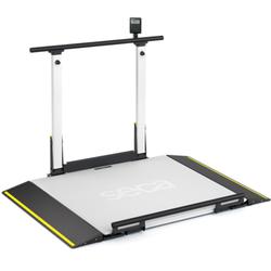 Seca XLine Base ONSWXIRBNN Wheelchair Handrail Scale EMR-Ready with Basic Display - 1100 x 0.2 lb