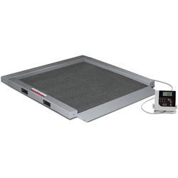 Rice Lake RL-350-5BLE Portable Bariatric Wheelchair Scale Single Ramp and Bluetooth , 1000 lb x 0.2 lb