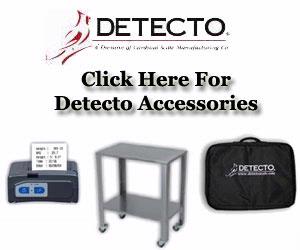  Detecto, Digital Bariatric Scale Platform, Height Rod, 600 lb x  .2 lb / 270 kg x .1 kg, 18 x 14 : Industrial & Scientific