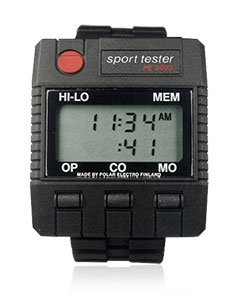 Featuring an integrated computer interface, the Polar Sport Tester PE3000 is introduced, giving users the ability to view and analyze their training data on a computer for the first time.